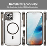 PC混合TPU氣囊防震MagSafe手機殼，適用於 iPhone 15