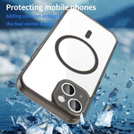 PC混合TPU氣囊防震MagSafe手機殼，適用於 iPhone 15