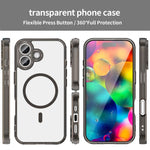 PC 混合 TPU 氣囊防震 MagSafe 手機殼，適用於 iPhone 17e / 16e、iPhone 17 Pro Max、iPhone 17 Pro、iPhone 17、iPhone Air、iPhone 16 Pro Max、iPhone 16 Pro、iPhone 16 Plus、iPhone 16、iPhone 15 Pro Max