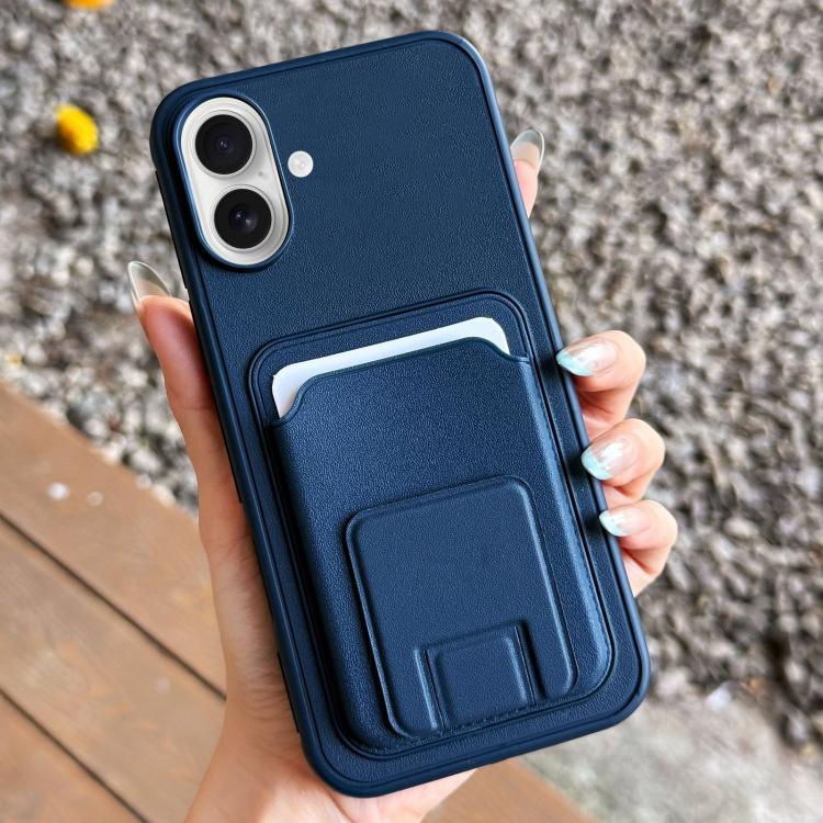 方形折疊卡包支架手機殼，適用於 iPhone 17 Pro Max、iPhone 17 Pro、iPhone 17、iPhone Air、iPhone 16 Pro Max、iPhone 16 Pro