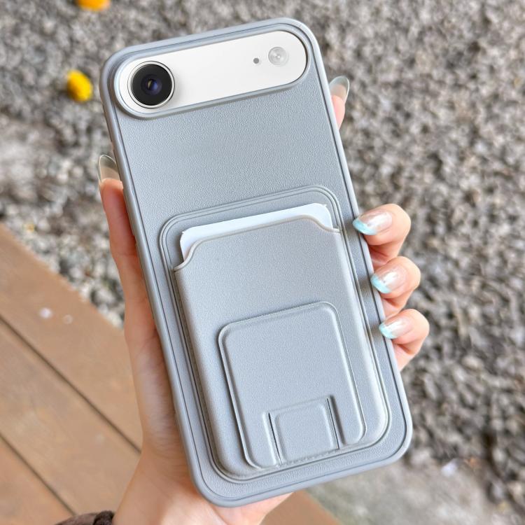 方形折疊卡包支架手機殼，適用於 iPhone 17 Pro Max、iPhone 17 Pro、iPhone 17、iPhone Air、iPhone 16 Pro Max、iPhone 16 Pro