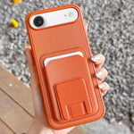 方形折疊卡包支架手機殼，適用於 iPhone 17 Pro Max、iPhone 17 Pro、iPhone 17、iPhone Air、iPhone 16 Pro Max、iPhone 16 Pro