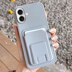 方形折疊卡包支架手機殼，適用於 iPhone 16 Plus、iPhone 16、iPhone 15 Pro Max、iPhone 15 Pro、iPhone 15 Plus、iPhone 15