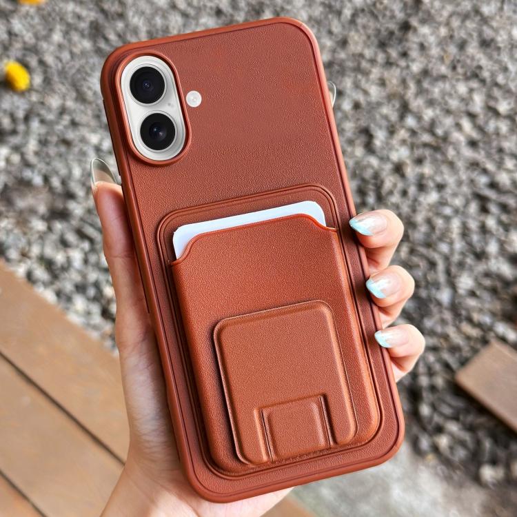 方形折疊卡包支架手機殼，適用於 iPhone 16 Plus、iPhone 16、iPhone 15 Pro Max、iPhone 15 Pro、iPhone 15 Plus、iPhone 15