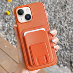 方形折疊卡包支架手機殼，適用於 iPhone 16 Plus、iPhone 16、iPhone 15 Pro Max、iPhone 15 Pro、iPhone 15 Plus、iPhone 15