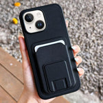 方形折疊卡包支架手機殼，適用於iPhone 14 Plus、iPhone 14、iPhone 14 Pro、iPhone 14 Pro Max、iPhone 13 Pro Max、iPhone 13 Pro