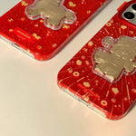 農曆新年傳統吉祥圖案 PC + TPU 手機殼，適用於 iPhone 17 Pro Max、iPhone 17 Pro