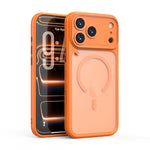 精準孔位 PC 透明防震磁吸手機殼，適用於 iPhone 17 Pro Max、iPhone 17 Pro