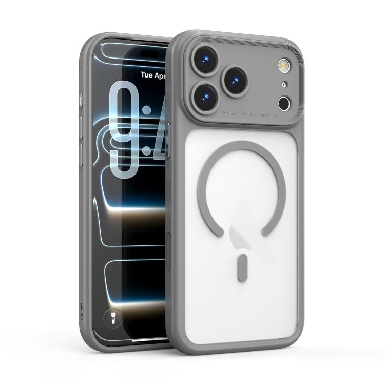 精準孔位 PC 透明防震磁吸手機殼，適用於 iPhone 17 Pro Max、iPhone 17 Pro