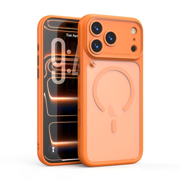 精準孔位 PC 透明防震磁吸手機殼，適用於 iPhone 17 Pro Max、iPhone 17 Pro