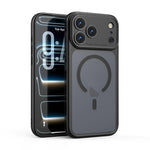 精準孔位 PC 透明防震磁吸手機殼，適用於 iPhone 17 Pro Max、iPhone 17 Pro