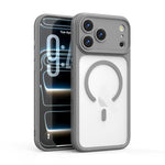 精準孔位 PC 透明防震磁吸手機殼，適用於 iPhone 17 Pro Max、iPhone 17 Pro