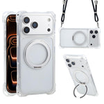 XDcase 旋轉支架四角孔磁吸手機殼，不含掛繩，適用於 iPhone 17 Pro Max、iPhone 17 Pro