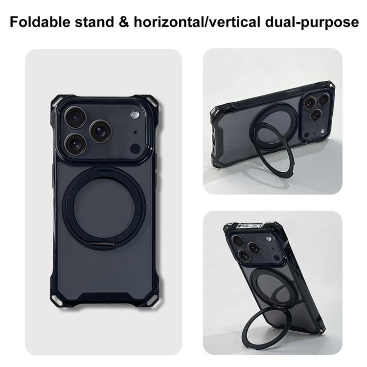 XDcase 旋轉支架四角孔磁吸手機殼，不含掛繩，適用於 iPhone 17 Pro Max、iPhone 17 Pro