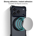 XDcase 旋轉支架四角孔磁吸手機殼，不含掛繩，適用於 iPhone 17 Pro Max、iPhone 17 Pro