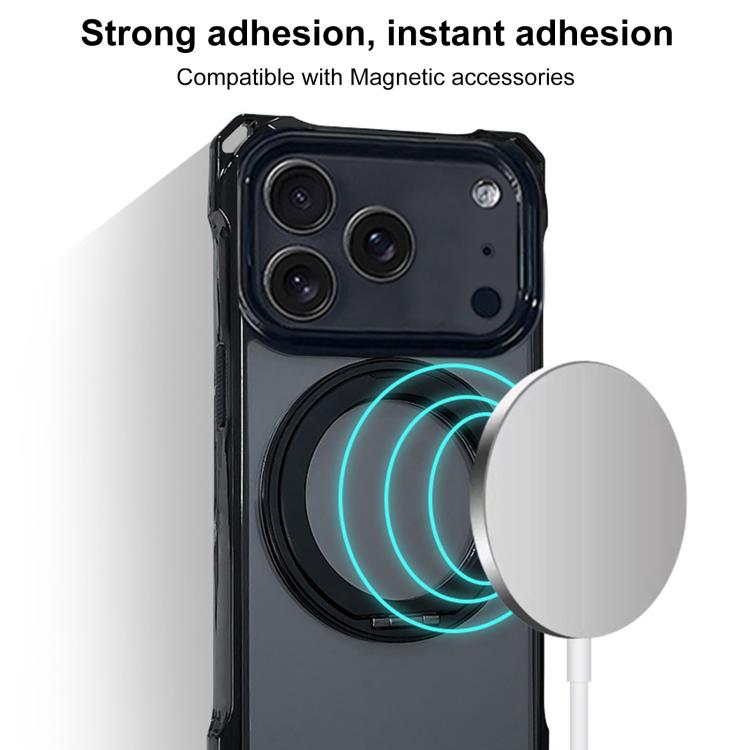 XDcase 旋轉支架四角孔磁吸手機殼，不含掛繩，適用於 iPhone 17 Pro Max、iPhone 17 Pro
