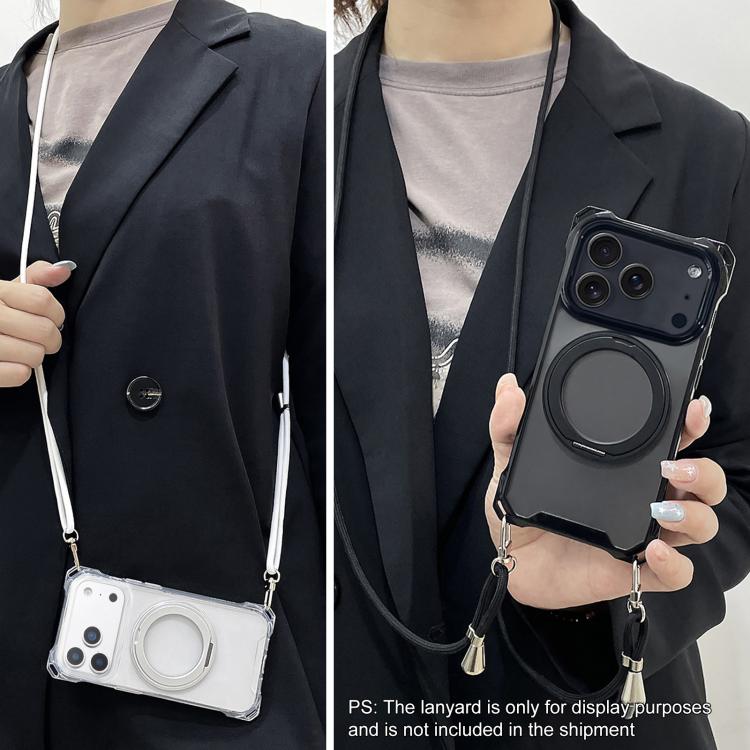 XDcase 旋轉支架四角孔磁吸手機殼，不含掛繩，適用於 iPhone 17 Pro Max、iPhone 17 Pro