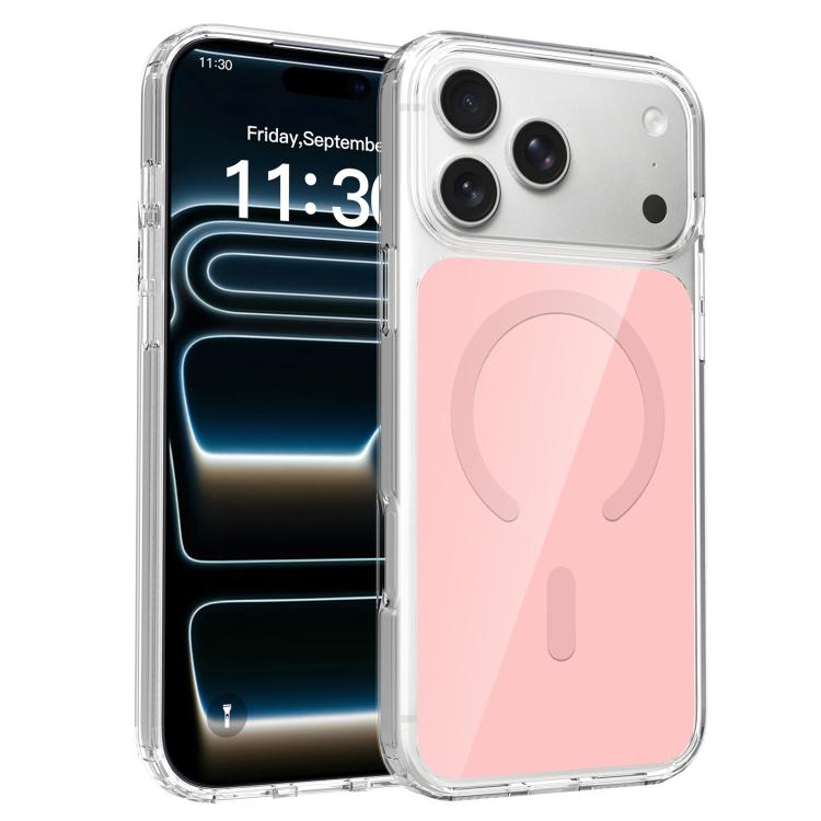 彩色硬質 PC 混合軟 TPU 磁吸手機殼，適用於 iPhone 17 Pro Max、iPhone 17 Pro、iPhone 17