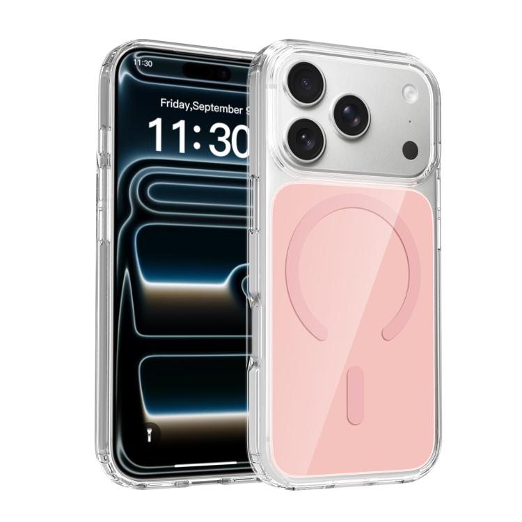 彩色硬質 PC 混合軟 TPU 磁吸手機殼，適用於 iPhone 17 Pro Max、iPhone 17 Pro、iPhone 17