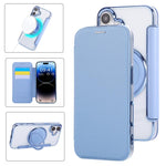 超薄旋轉支架磁吸鍍層素皮手機殼，適用於iPhone 16 Pro、iPhone 16 Plus、iPhone 16、iPhone 15 Pro Max、iPhone 15 Pro、iPhone 15 Plus / 14 Plus