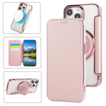 超薄旋轉支架電鍍素皮手機殼，適用於 iPhone 15，iPhone 14 / 13，iPhone 14 Pro，iPhone 14 Pro Max，iPhone 13 Pro Max，iPhone 13 Pro