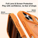 親膚防污旋轉支架磁吸裝甲手機殼，適用於iPhone 17 Pro Max、iPhone 17 Pro
