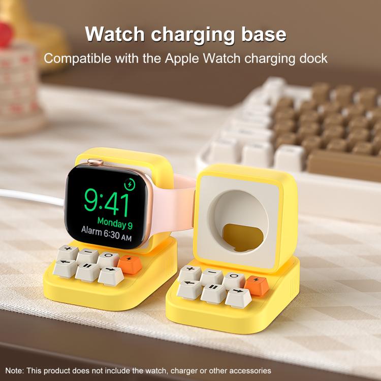 XDcase 適用於 Apple Watch 打字機設計智慧手錶充電座