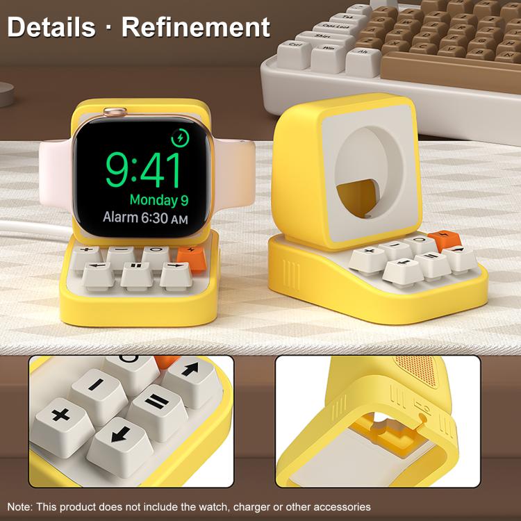 XDcase 適用於 Apple Watch 打字機設計智慧手錶充電座