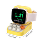 XDcase 適用於 Apple Watch 打字機設計智慧手錶充電座