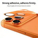 XDcase 2片裝一體成型半透明磨砂壓克力鏡頭保護貼，適用於 iPhone 17 Pro Max、iPhone 17 Pro