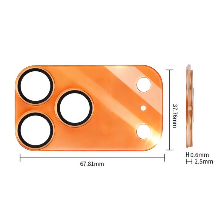 XDcase 2片裝一體成型半透明磨砂壓克力鏡頭保護貼，適用於 iPhone 17 Pro Max、iPhone 17 Pro