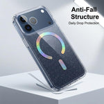 閃粉磁吸TPU手機殼，適用於iPhone 17 Pro Max、iPhone 17 Pro