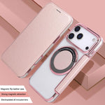 超薄磁吸鍍層素皮手機殼，適用於iPhone 17 Pro Max、iPhone 17 Pro、iPhone 17、iPhone Air、iPhone 16e、iPhone 16 Pro Max