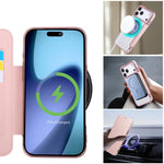 超薄磁吸鍍層素皮手機殼，適用於iPhone 17 Pro Max、iPhone 17 Pro、iPhone 17、iPhone Air、iPhone 16e、iPhone 16 Pro Max
