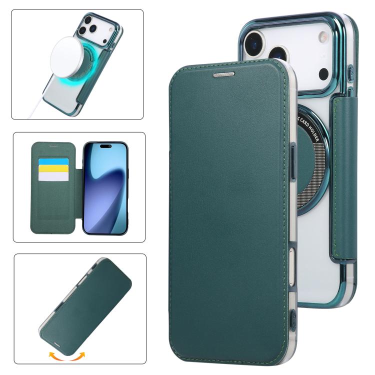 超薄磁吸鍍層素皮手機殼，適用於iPhone 17 Pro Max、iPhone 17 Pro、iPhone 17、iPhone Air、iPhone 16e、iPhone 16 Pro Max