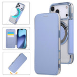 超薄磁吸鍍層素皮手機殼，適用於iPhone 17 Pro Max、iPhone 17 Pro、iPhone 17、iPhone Air、iPhone 16e、iPhone 16 Pro Max