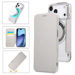 超薄磁吸鍍層素皮手機殼，適用於iPhone 17 Pro Max、iPhone 17 Pro、iPhone 17、iPhone Air、iPhone 16e、iPhone 16 Pro Max