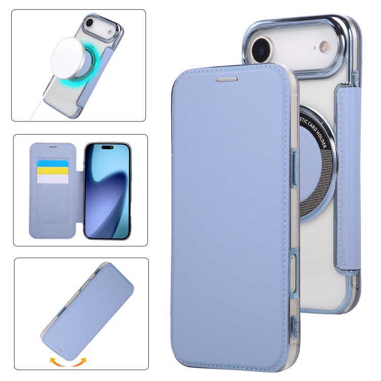 超薄磁吸鍍層素皮手機殼，適用於iPhone 17 Pro Max、iPhone 17 Pro、iPhone 17、iPhone Air、iPhone 16e、iPhone 16 Pro Max