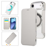 超薄磁吸鍍層素皮手機殼，適用於iPhone 17 Pro Max、iPhone 17 Pro、iPhone 17、iPhone Air、iPhone 16e、iPhone 16 Pro Max