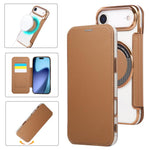 超薄磁吸鍍層素皮手機殼，適用於iPhone 17 Pro Max、iPhone 17 Pro、iPhone 17、iPhone Air、iPhone 16e、iPhone 16 Pro Max