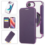 超薄磁吸鍍層素皮手機殼，適用於iPhone 17 Pro Max、iPhone 17 Pro、iPhone 17、iPhone Air、iPhone 16e、iPhone 16 Pro Max