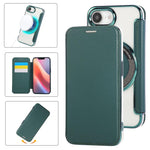 超薄磁吸鍍層素皮手機殼，適用於iPhone 17 Pro Max、iPhone 17 Pro、iPhone 17、iPhone Air、iPhone 16e、iPhone 16 Pro Max
