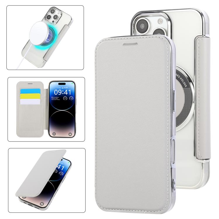 超薄磁吸鍍層素皮手機殼，適用於iPhone 17 Pro Max、iPhone 17 Pro、iPhone 17、iPhone Air、iPhone 16e、iPhone 16 Pro Max