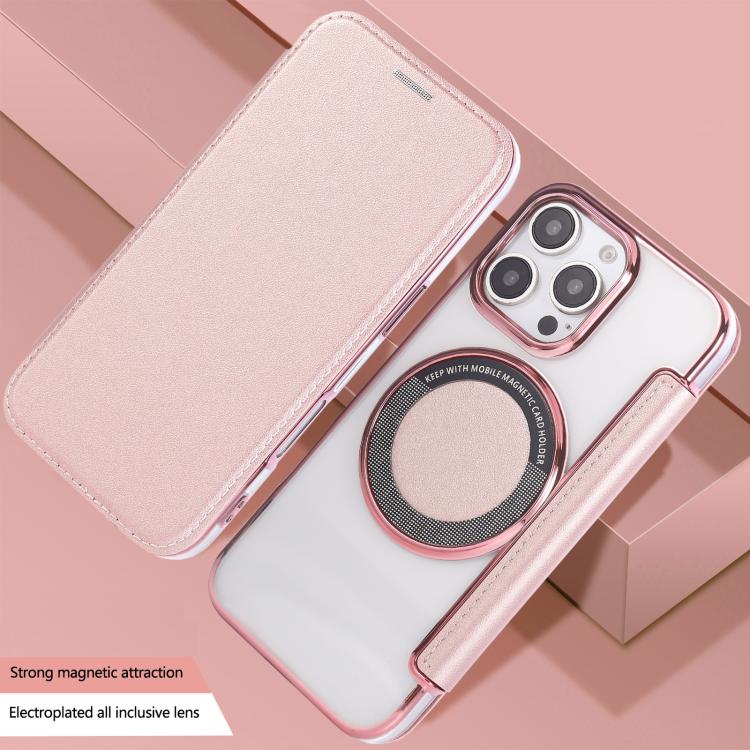 超薄磁吸鍍層素皮手機殼，適用於iPhone 16 Pro、iPhone 16 Plus、iPhone 16、iPhone 15 Pro Max、iPhone 15 Pro、iPhone 15 Plus / 14 Plus