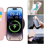超薄磁吸鍍層素皮手機殼，適用於iPhone 16 Pro、iPhone 16 Plus、iPhone 16、iPhone 15 Pro Max、iPhone 15 Pro、iPhone 15 Plus / 14 Plus