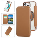 超薄磁吸鍍層素皮手機殼，適用於iPhone 16 Pro、iPhone 16 Plus、iPhone 16、iPhone 15 Pro Max、iPhone 15 Pro、iPhone 15 Plus / 14 Plus