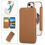超薄磁吸鍍層素皮手機殼，適用於iPhone 15、iPhone 14 / 13、iPhone 14 Pro、iPhone 14 Pro Max、iPhone 13 Pro Max、iPhone 13 Pro