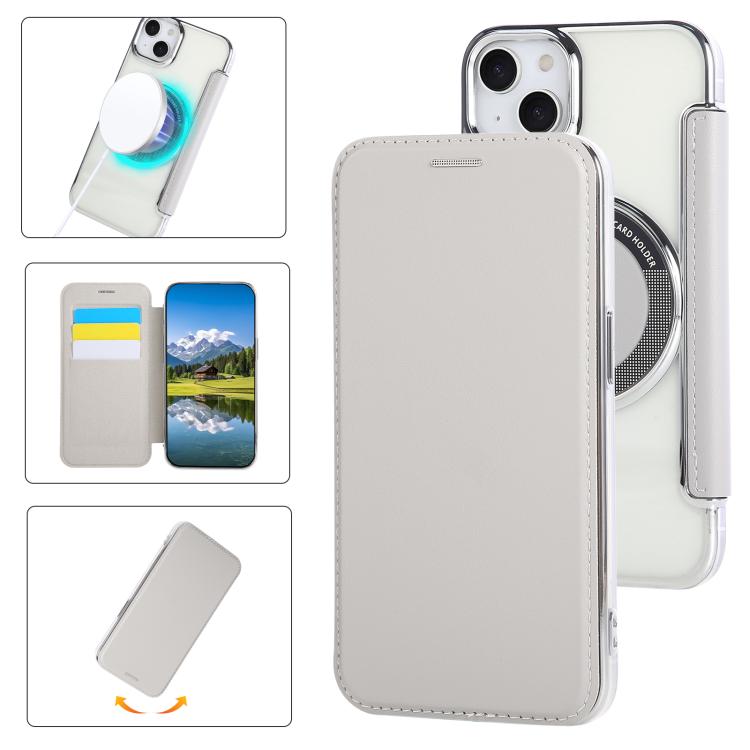 超薄磁吸鍍層素皮手機殼，適用於iPhone 15、iPhone 14 / 13、iPhone 14 Pro、iPhone 14 Pro Max、iPhone 13 Pro Max、iPhone 13 Pro
