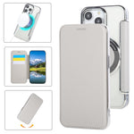 超薄磁吸鍍層素皮手機殼，適用於iPhone 15、iPhone 14 / 13、iPhone 14 Pro、iPhone 14 Pro Max、iPhone 13 Pro Max、iPhone 13 Pro