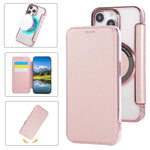 超薄磁吸鍍層素皮手機殼，適用於iPhone 15、iPhone 14 / 13、iPhone 14 Pro、iPhone 14 Pro Max、iPhone 13 Pro Max、iPhone 13 Pro
